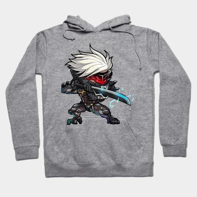 MetalGear Rising Hoodie by mprokolo corgi